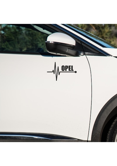 Opel Signum Sticker Sol Sağ Yan Ayna Altı Araç Markalı Sticke