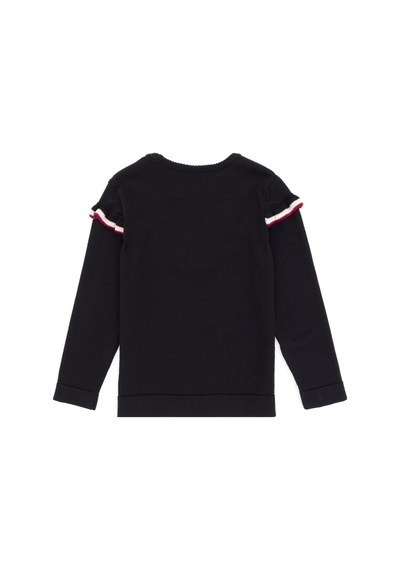 U.s. Polo Assn. Kız Çocuk Siyah Kazak /triko 50316288-vr046 Sıyah