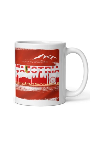 Avusturya Kupa Bardak 2 Adet Seyahat Hatıra Austria Mug