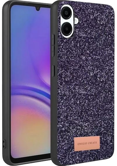 Onegif Samsung Galaxy A07 4g Bright Simli Kapak - Derin Mor