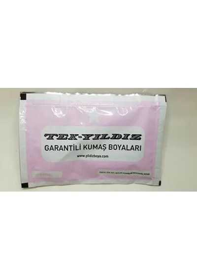 Tek Yıldız Kumaş Boyası Pembe 124-Pembe