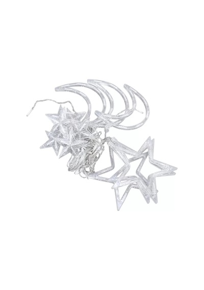 Led Işıklı Ay Yıldız Ramazan Dekoru İç Mekan Süsleme Aydınlatması Mh-hs7302-7156