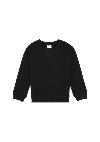 U.s. Polo Assn. Erkek Çocuk Siyah Sweatshirt 50313829-vr046 SIYAH
