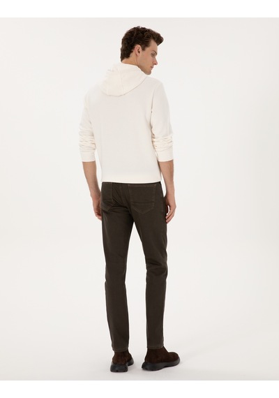 Pierre Cardin Kahverengi Slim Fit Jean Pantolon 50315302-vr163