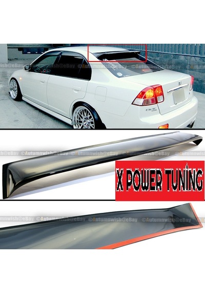Honda Civic 2005.2006 Sedan Plastik Cam Üstü Spoon Spoyler