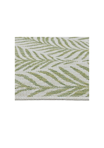 Eco Sisal Balkon Teras Bahçe Piknik Kamp Mutfak Dokuma Yeşil Halı Kilim 13302a Yeşil