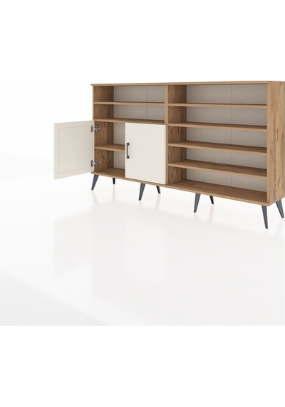 Arges Konsol 7 Raflı 2 Kapaklı 176x30x99 Çam-aytaşı Aytası/aytası - Atlas Çam Arges Konsol 7 Raflı 2 Kapaklı 176x30x99 Çam-aytaşı Aytası/aytası - Atlas Çam