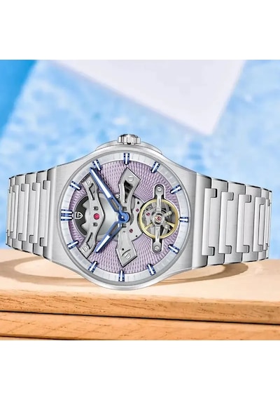 Pagani Design Pd-ys028 Tourbillon Purple Otomatik Erkek Kol Saati Gri