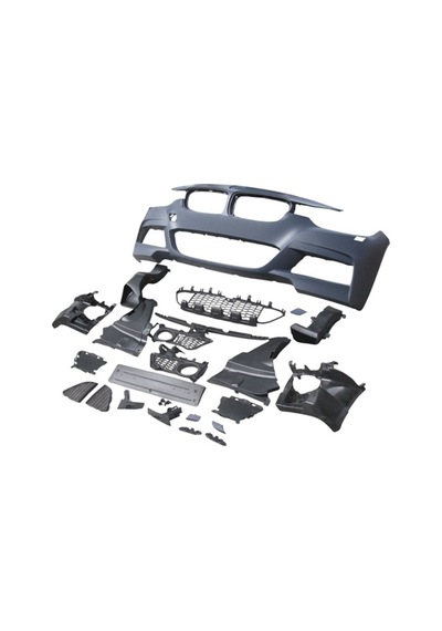 Bmw 3 Serı F30 12/18 Ön Tampon Komple Izgaralı/plaka Plastikli F.yık.lı Mtech/lcı