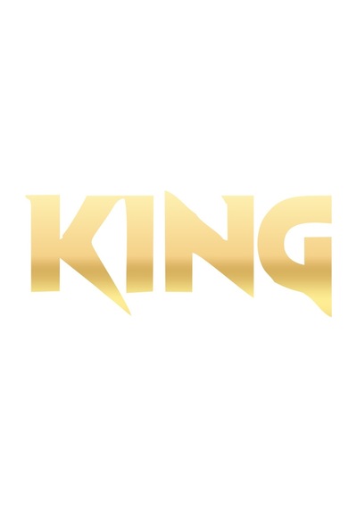 King Araba Sticker 17x17 Cm Gold