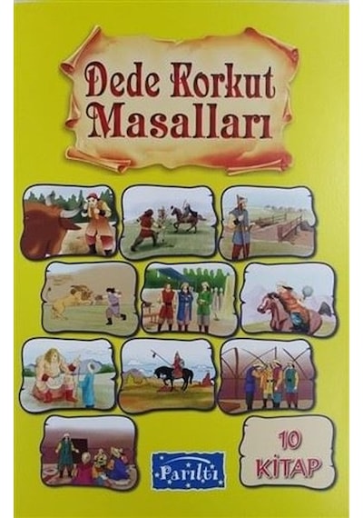 Dede Korkut Masalları Seti - 10 Kitap Takım- Parıltı Yayınları