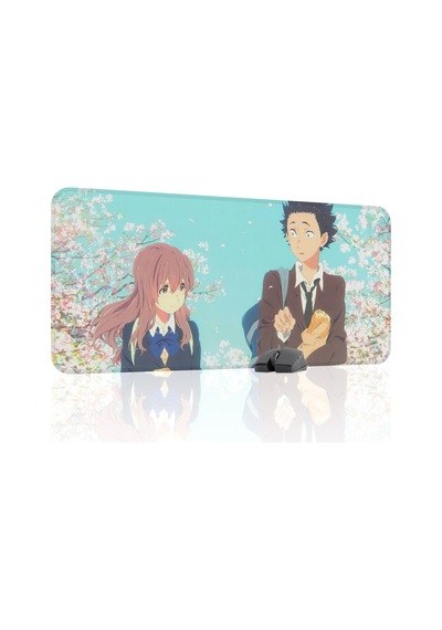 Koe No Katachi Kaymaz Dikişli Kauçuk Oyuncu Mousepad V5 - 90x40 Xxl Gaming Mouse Pad Fare Altlığı