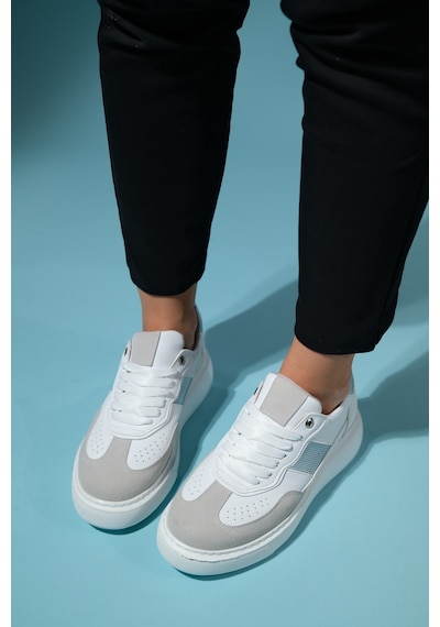 Luvishoes Beıce Beyaz Gri Kadın Spor Ayakkabı Beyaz - Gri Luvishoes Beıce Beyaz Gri Kadın Spor Ayakkabı Beyaz - Gri