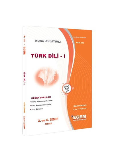 Aöf Türk Dili 1 Konu Anlatımlı Soru Bankası