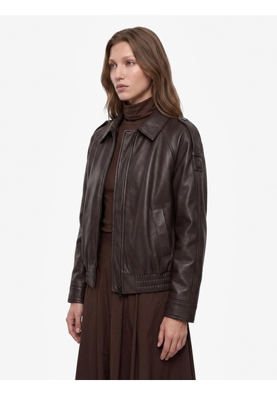 Koton Uzun Kollu Apoletli Cepli Fermuarlı Suni Deri Oversize Bomber Ceket Kahverengi 7wak20008ew Kahve Koton Uzun Kollu Apoletli Cepli Fermuarlı Suni Deri Oversize Bomber Ceket Kahverengi 7wak20008ew Kahve