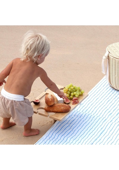 Portable Picnic Table Bambu Katlanır Masa Çok Renkli