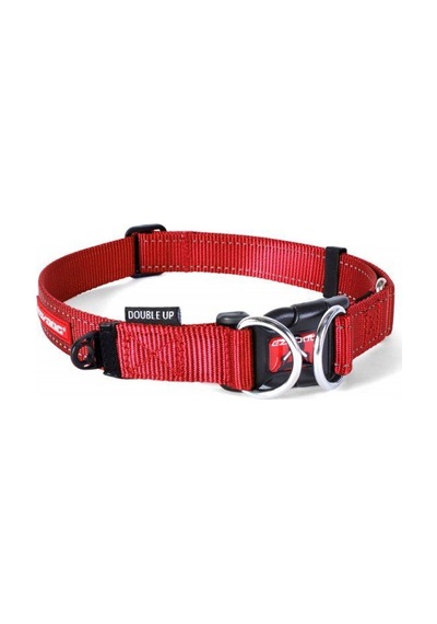 EZYDOG Double Up Çift Halkalı Boyun Tasması S Kırmızı