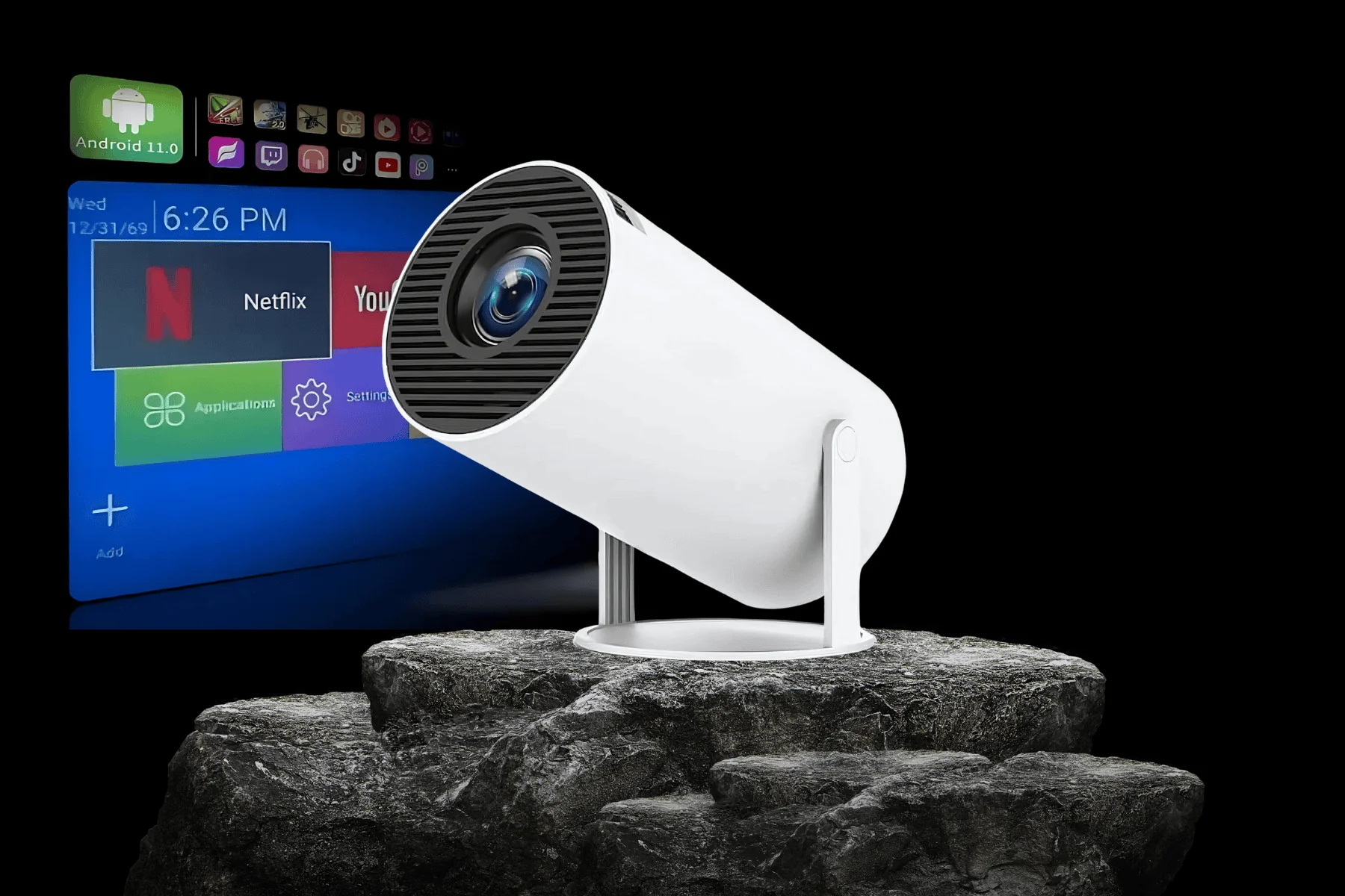 Hy300 Pro Android Tv Özellikli Taşınabilir Projektör