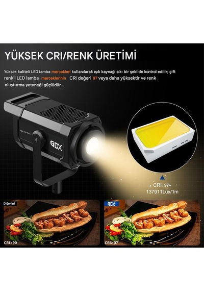 Gdx Cn-300c Iı Video Ve Fotoğraf Sürekli Işık