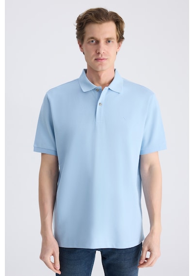 D's Damat Ds Damat Regular Fit Mavi Pike Dokulu %100 Pamuklu T-shirt 4hc140211213m 701