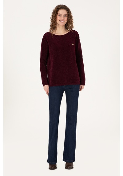 U.S. Polo Assn. U.s. Polo Assn. Kadın Plum Kazak /triko 50310047-vr177 New Plum