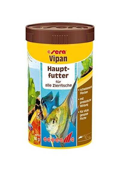 Sera Vipan Nature Balık Yemi 250 Ml 60 Gr