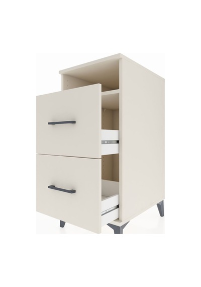 Kronos Komodin 2 Raflı Tek Çekmeceli Tek Kapaklı 44x59x96 Aytaşı-aytaşı Aytası