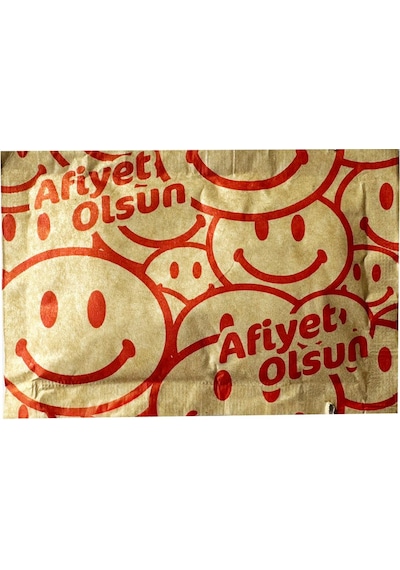 Paketli Cep Islak Mendil - 100'lü Paket - Afiyet Olsun Baskılı 100'lü Set