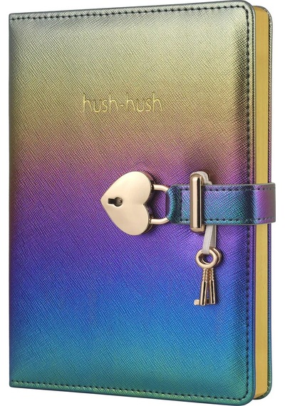 Victoria S Journals Hush Hush Kilitli Metalik De Çok Renkli