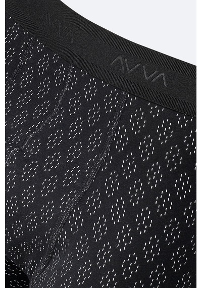 Avva Erkek Siyah Desenli Tekli Regular Fit Boxer A61y9505