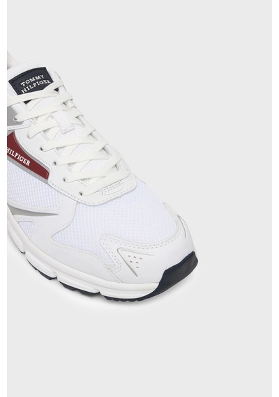 Tommy Hilfiger Logolu Sneaker Ayakkabı Erkek Ayakkabı Fm0fm05833 Ybs Beyaz