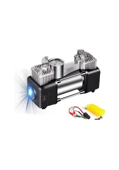 Proter Pr 265 P2 Lastik Şişirme Kompresörü Çift Pistonlu 12v 150 Psi