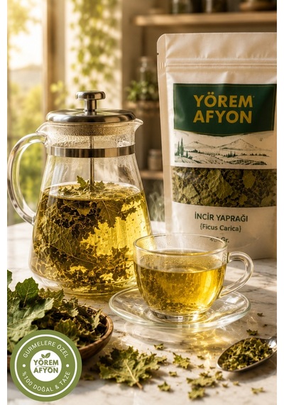 Yörem Afyon Aydın Yöresinden Ege'nin İncisi Bilge Ağaç Hakiki İncir Yaprağı, Fig Leaf Ficus Carica 45gr.