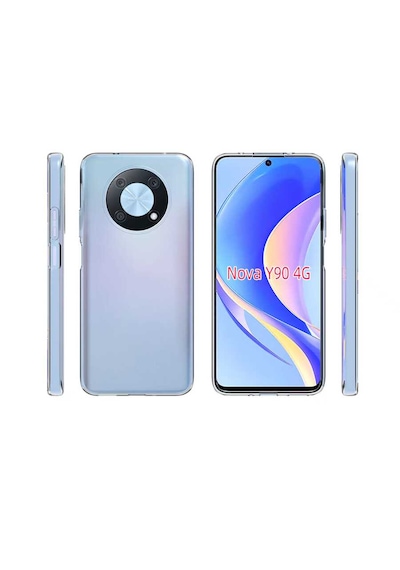 Huawei Nova Y90 Zore Şeffaf Süper Silikon Kılıf