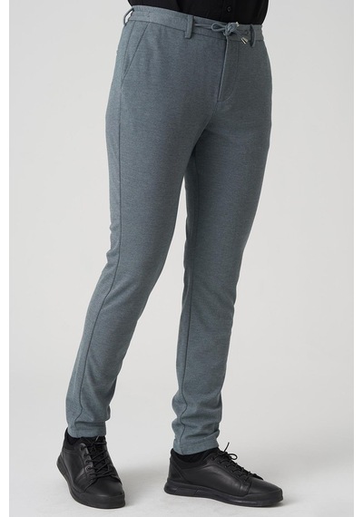 White Stone Barcelos P1035 Regular Fit Semanta Likralı Jogger Pantolon Zümrüt Zümrüt Yeşil