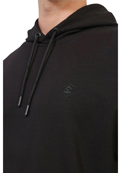 Lumberjack Mb Sn73 Hoodie Kapsonlu Erkek Sweat - Siyah