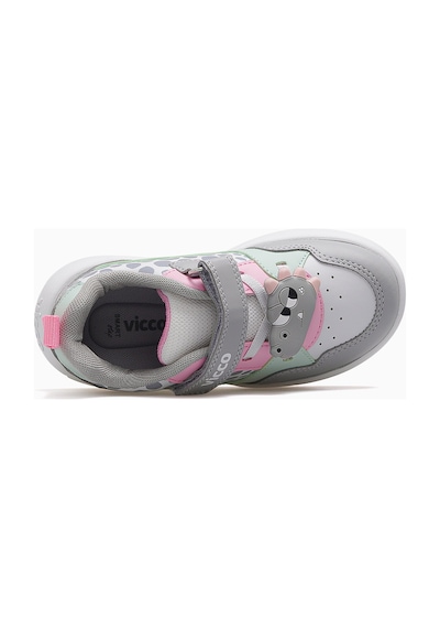 Vicco Borka Kız Çocuk Işıklı Hafif Sneaker Ayakkabı 26y 346.109 Pk Gri