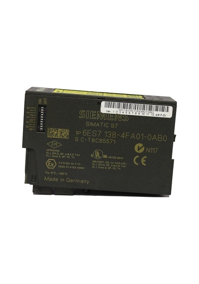 6es7138-4fa01-0ab0 F. Et200s, 4/8 F-dı Profısafe,