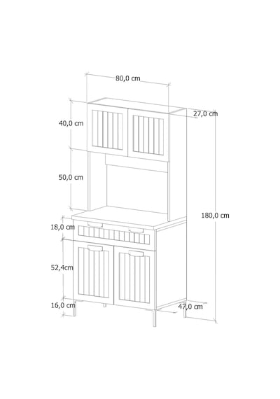 Esin Çok Amaçlı Dolap Membran Mdf , Çekmeceli Kahve Köşesi, Fırın Dolabı, Kiler Dolabı Beyaz Esin Çok Amaçlı Dolap Membran Mdf , Çekmeceli Kahve Köşesi, Fırın Dolabı, Kiler Dolabı Beyaz