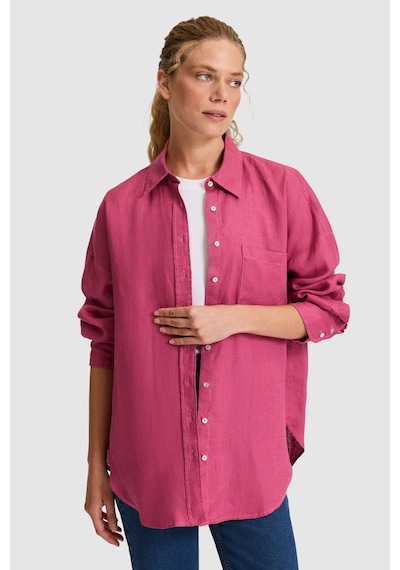 U.s. Polo Assn. Kadın Fuşya Gömlek Desenli 50320121-vr023 Fusya