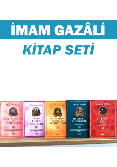 Imamı Gazali Seti Nefs Terbiyesi-dilin Afetleri 5'li Set