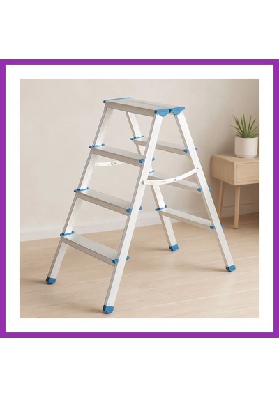 Bezos Alüminyum Çift Basamaklı Merdiven 92 Cm 4+4 Bty Standart
