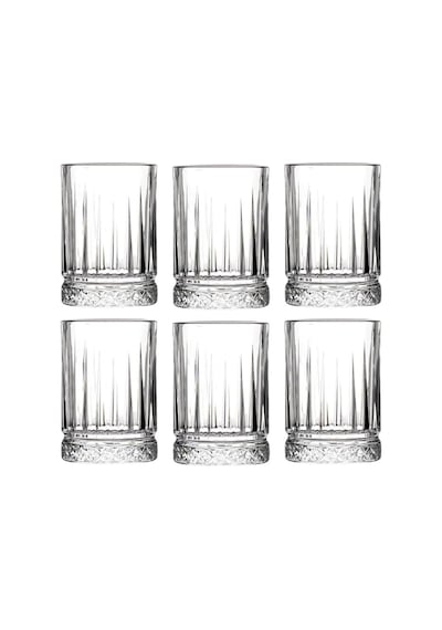 6 Adet Cam Tekila Bardağı - 60 Ml Desenli, Çok Amaçlı Kahve Yanı, Su Ve Meşrubat İçin Tekila Shot Bardağı