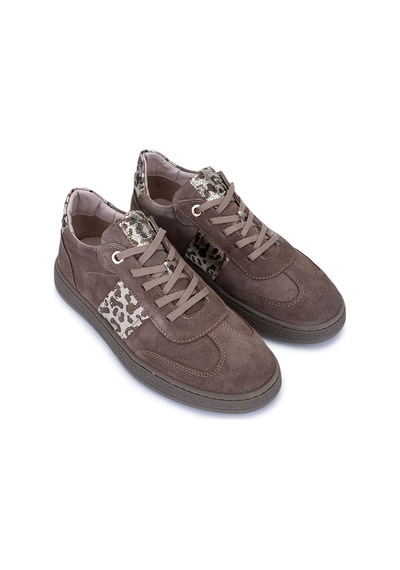 Tamer Tanca Kadın Hakiki Deri Kahverengi Sneakers & Spor Ayakkabı 849 210702 Bn Ayk Sk25-26 Sugero Suet/altın Yln Kahverengi