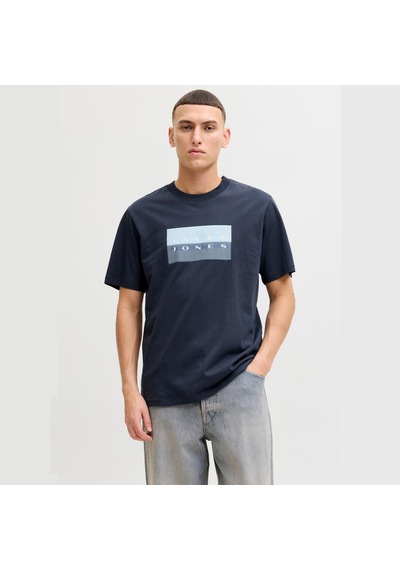 Jack & Jones Fusion Erkek Lacivert Tişört 12289863-osc Lacivert