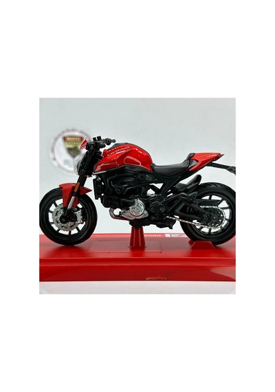 Ducati Monster Maket Motor - 1:18 Maisto Diecast Kırmızı
