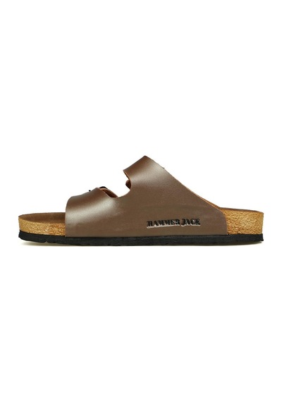 Hammer Jack Orthopedix Balagay Çift Bantlı Tokalı Unisex Rahat Terlik 503 02 Bronz