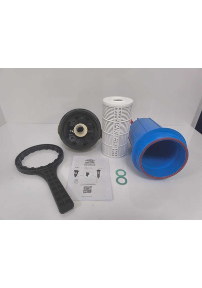 10 X 4,5 Jumbo Alttan Tahliyeli Yıkanabilir Filtre Housing