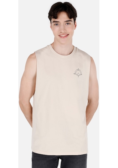 Colin's Colins Normal Kesim Bisiklet Yaka Baskılı Bej Erkek Atlet Cl1069890 Cl1069890 Q1.v1 Beı