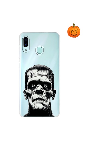 Dali Design Samsung Galaxy A30 Uyumlu Şeffaf Kılıf Horror 6 Tasarımlı